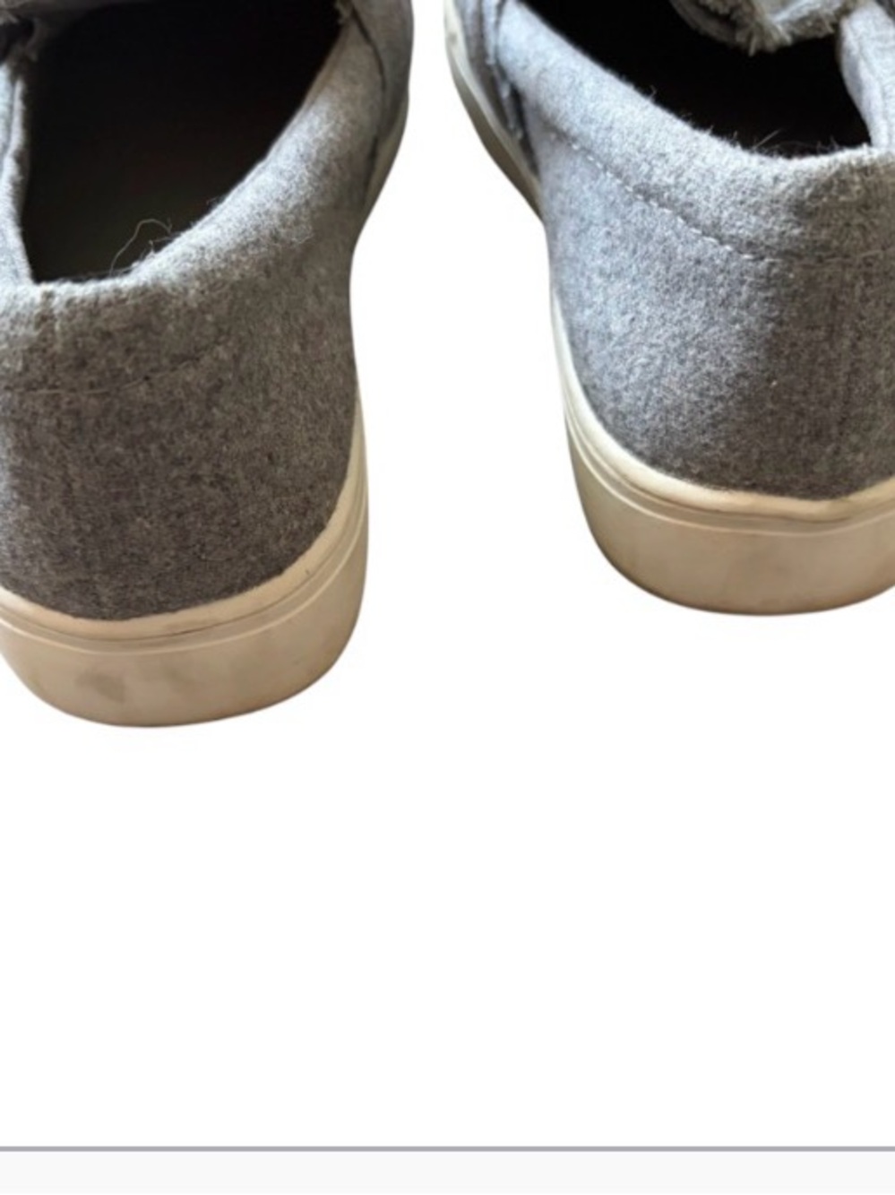 MIA Gray Knotted Slip-On Women’s Sneakers Size 6.5 - Picture 6 of 7